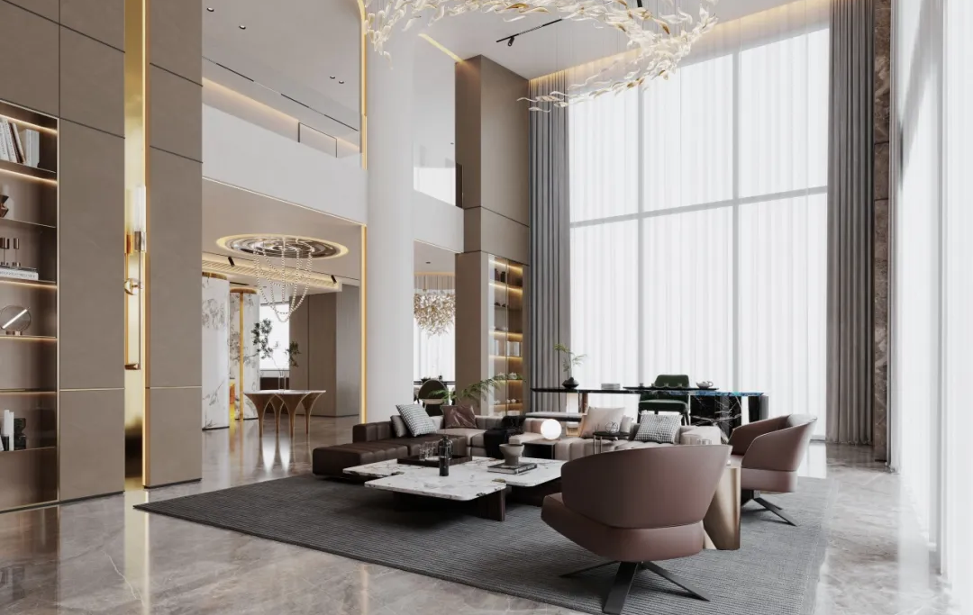 譽(yù)巢·圣莫麗斯別墅 ｜ 沉穩(wěn)純粹 雅致有度別墅裝修效果圖