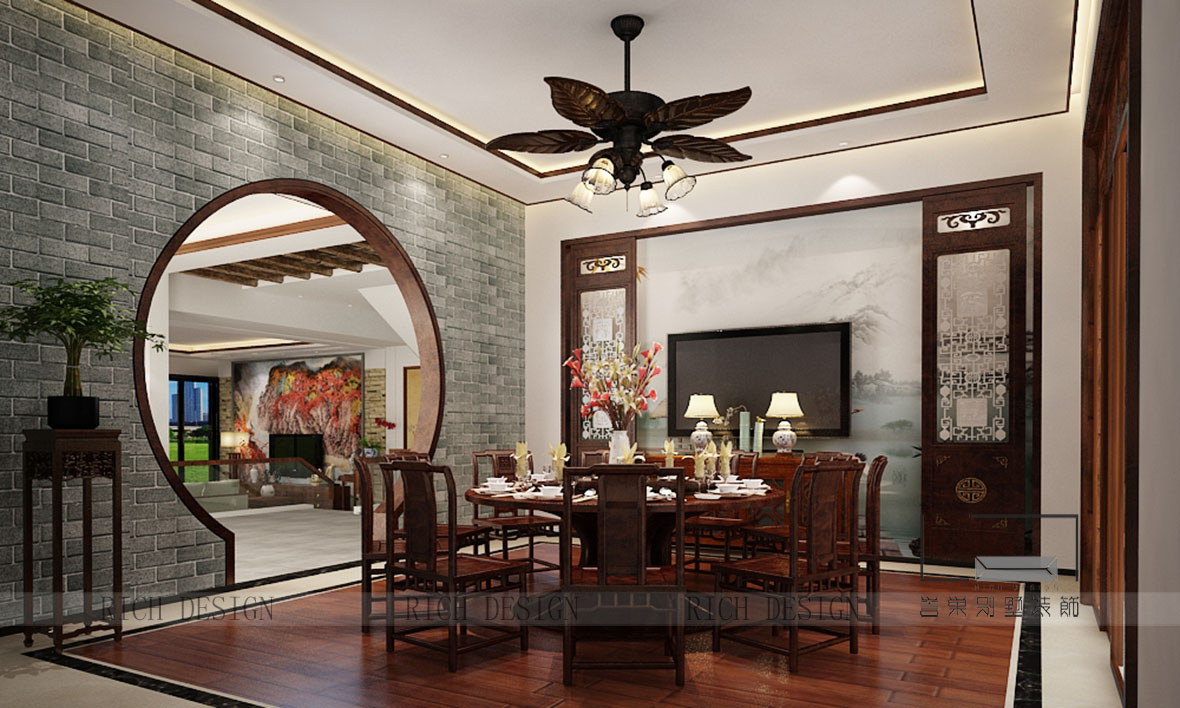 招商華僑城曦城中式餐廳裝修設計 招商華僑城曦城中式餐廳裝修設計效果圖