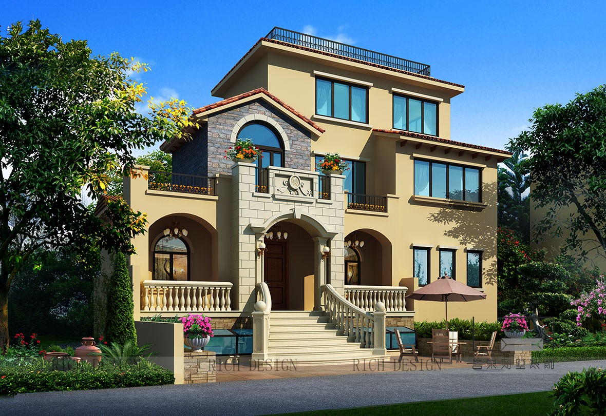 外觀門頭.jpg 華僑城曦城歐式外觀門頭裝修設(shè)計(jì)效果圖