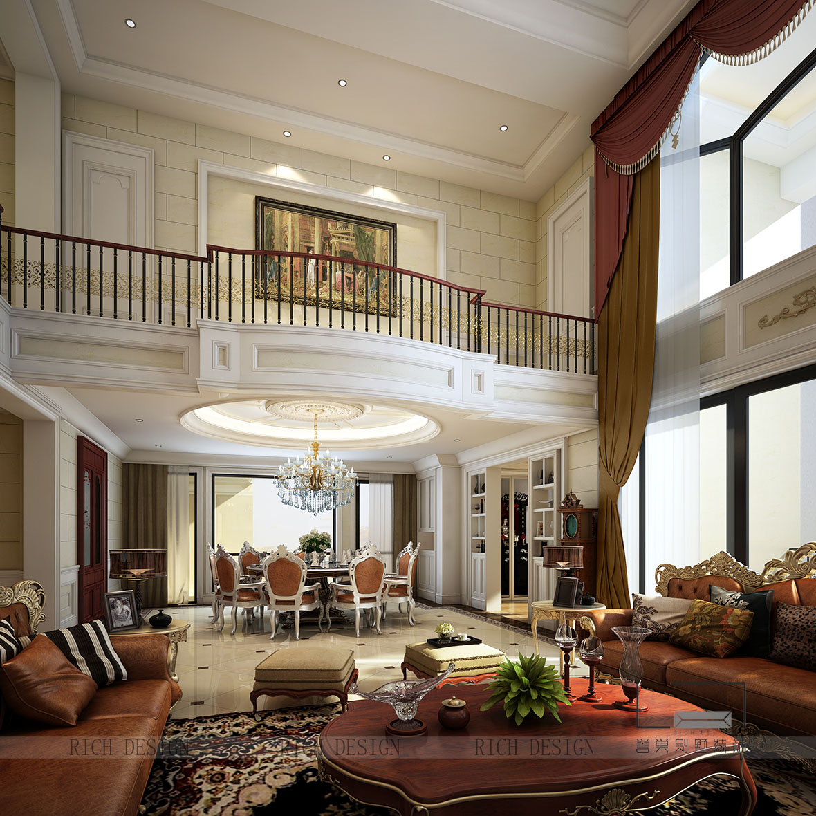 主餐廳.jpg 華僑城曦城歐式主餐廳裝修設(shè)計(jì)效果圖