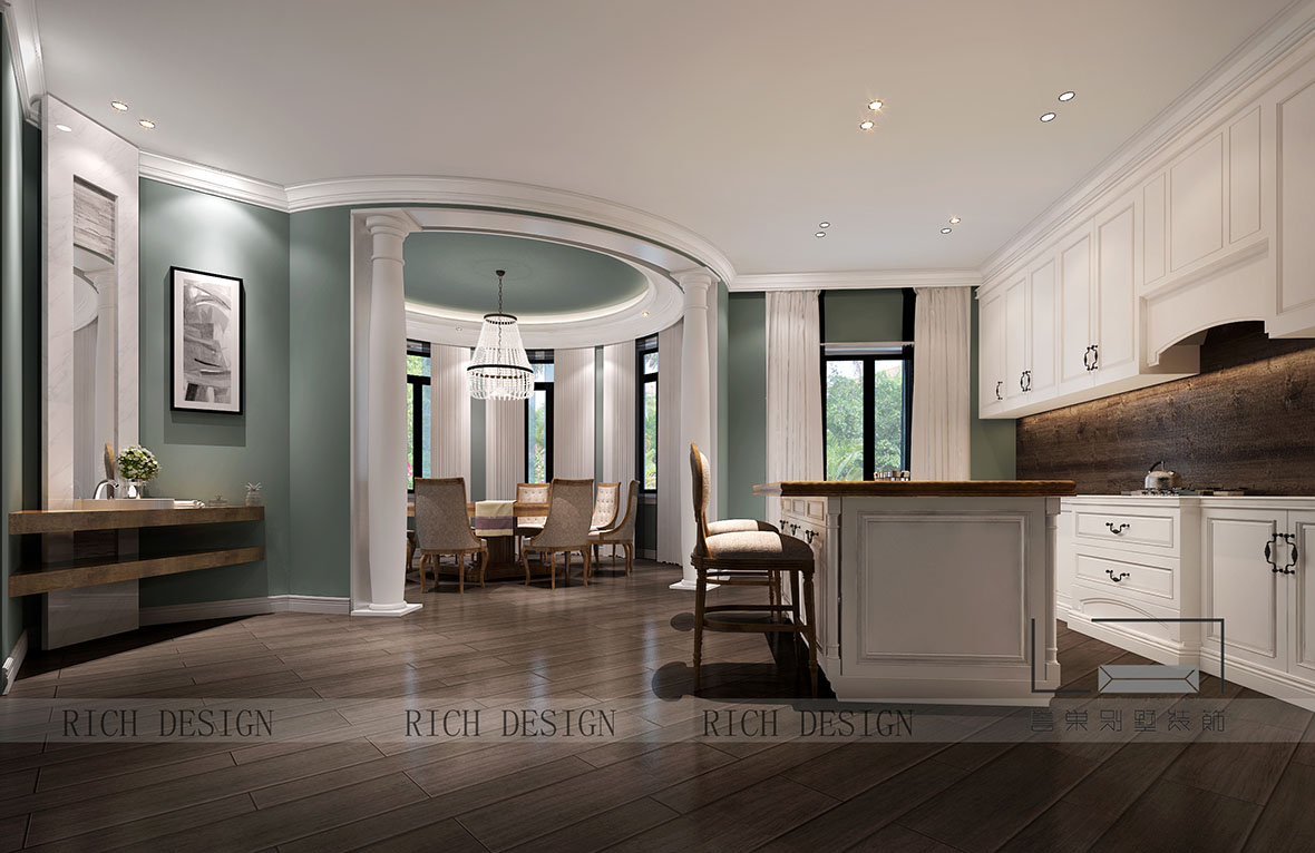 曦城別墅現(xiàn)代餐廳裝修效果圖 曦城別墅現(xiàn)代餐廳裝修效果圖