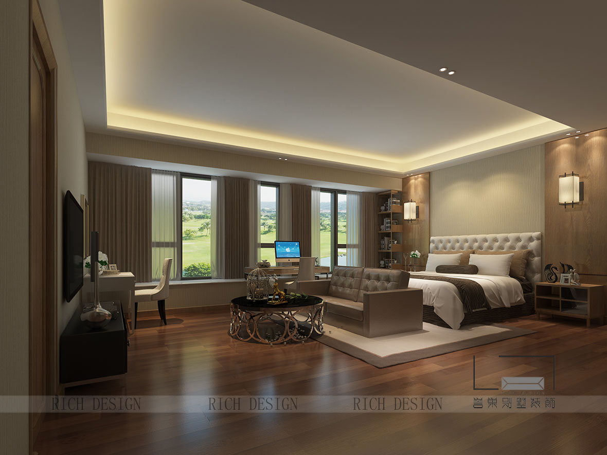 蘭江山第別墅歐式主臥裝修設(shè)計(jì) 蘭江山第別墅歐式主臥裝修設(shè)計(jì)效果圖