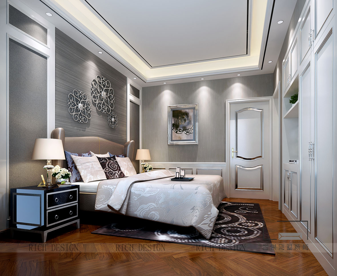 中洲中央公園次臥現(xiàn)代裝修 中洲中央公園次臥現(xiàn)代裝修效果圖