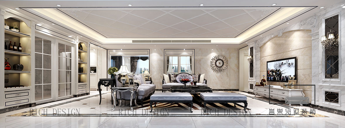 中洲中央公園客廳現(xiàn)代裝修 中洲中央公園客廳現(xiàn)代裝修效果圖