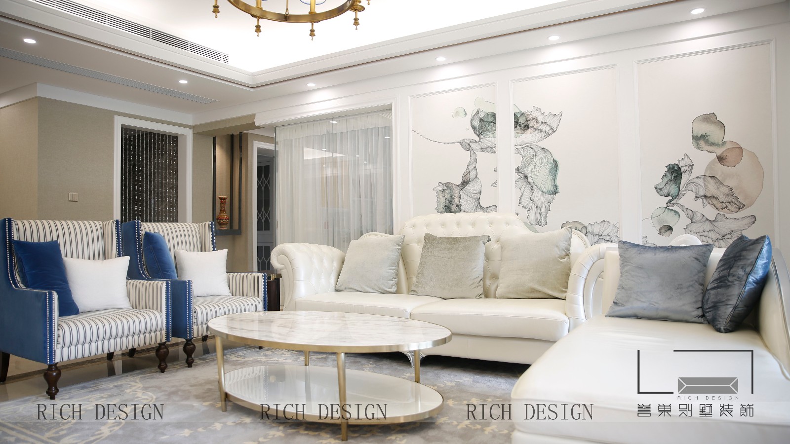 1.jpg 萬澤云頂9棟3C客廳裝修欣賞圖