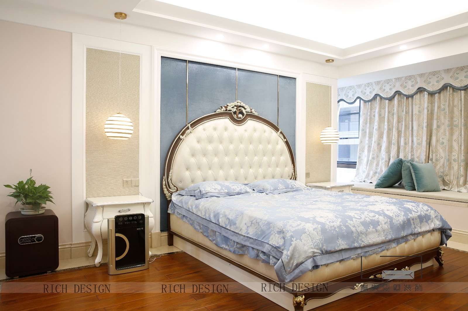 16.jpg 萬澤云頂9棟3C別墅主臥裝修欣賞圖