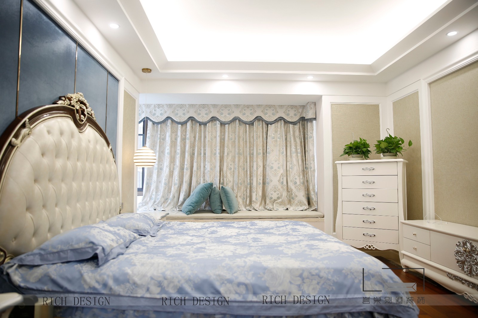 18.jpg 萬澤云頂9棟3C主臥角度三裝修欣賞圖