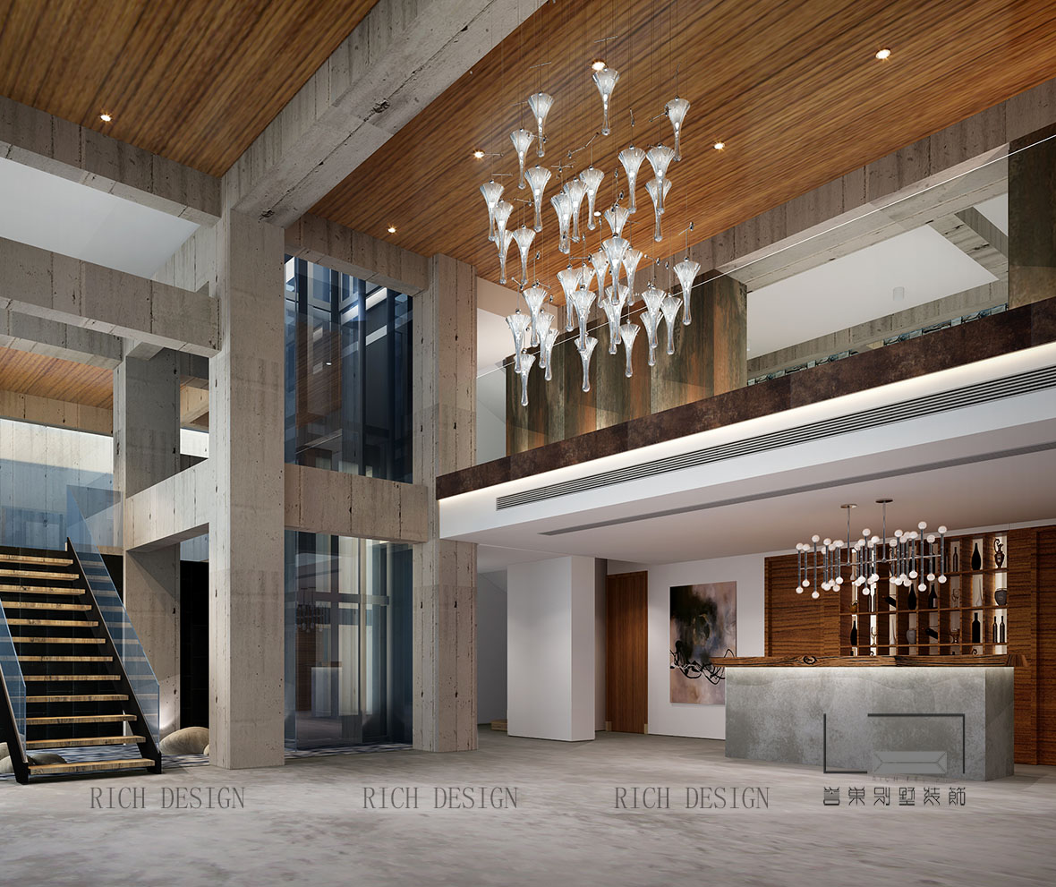 元嶼海別墅現(xiàn)代樓梯間裝修設(shè)計(jì) 元嶼海別墅現(xiàn)代樓梯間裝修設(shè)計(jì)效果圖