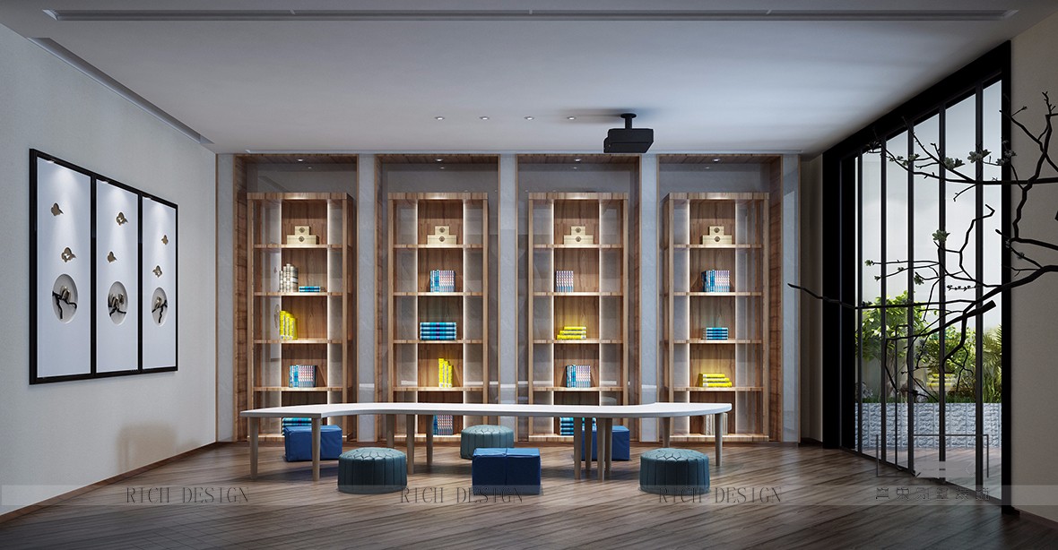 蘭江山第別墅地下書室裝修設(shè)計(jì) 蘭江山第別墅地下書室裝修設(shè)計(jì)效果圖