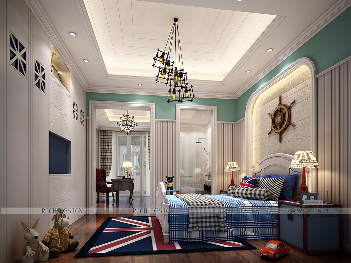 曦城二期別墅裝修小孩房 曦城二期別墅裝修小孩房效果圖