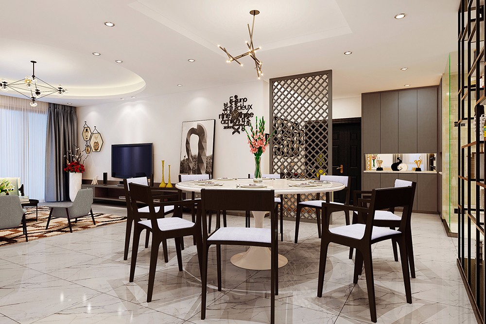 現(xiàn)代別墅餐廳裝飾效果圖 現(xiàn)代別墅餐廳裝飾效果圖