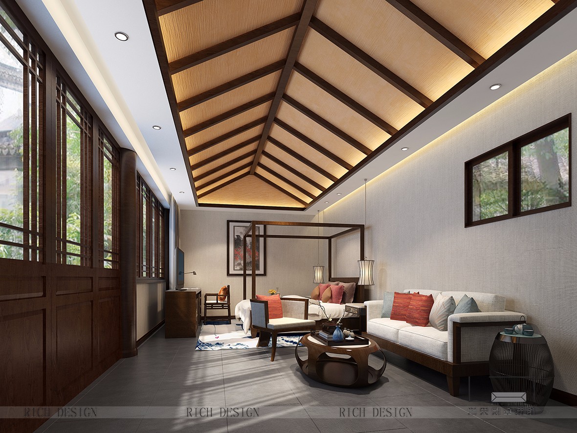 英德四合院中式座房裝飾效果圖 英德四合院中式座房裝飾效果圖