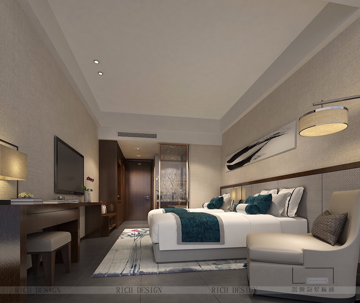 英德四合院中式客房裝飾效果圖 英德四合院中式客房裝飾效果圖