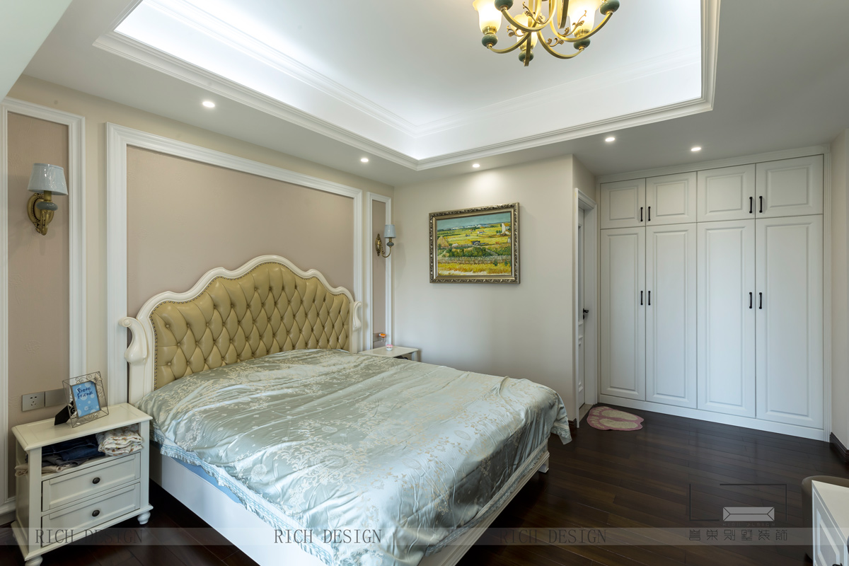港鐵天頌美式主臥裝修實景圖 港鐵天頌美式主臥裝修實景圖