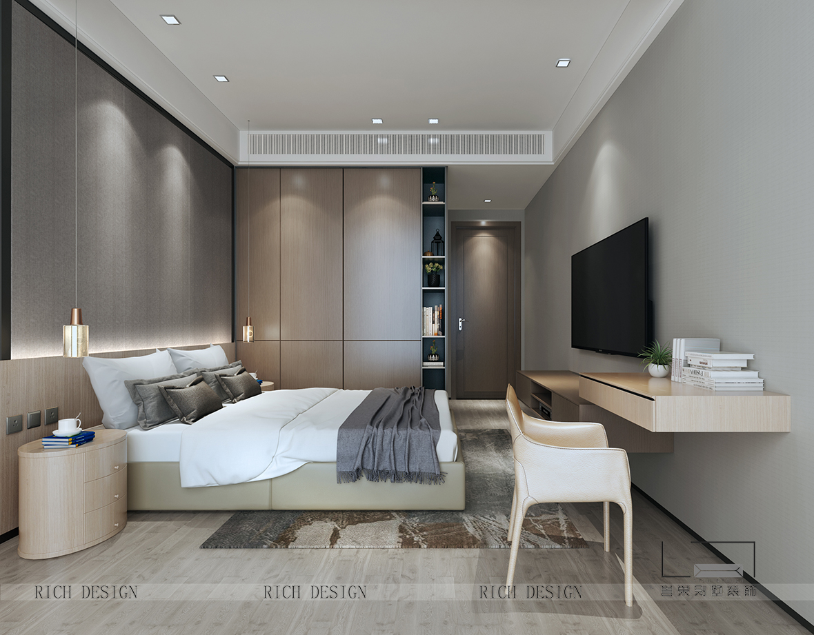 現(xiàn)代別墅臥室裝飾效果圖 現(xiàn)代別墅臥室裝飾效果圖