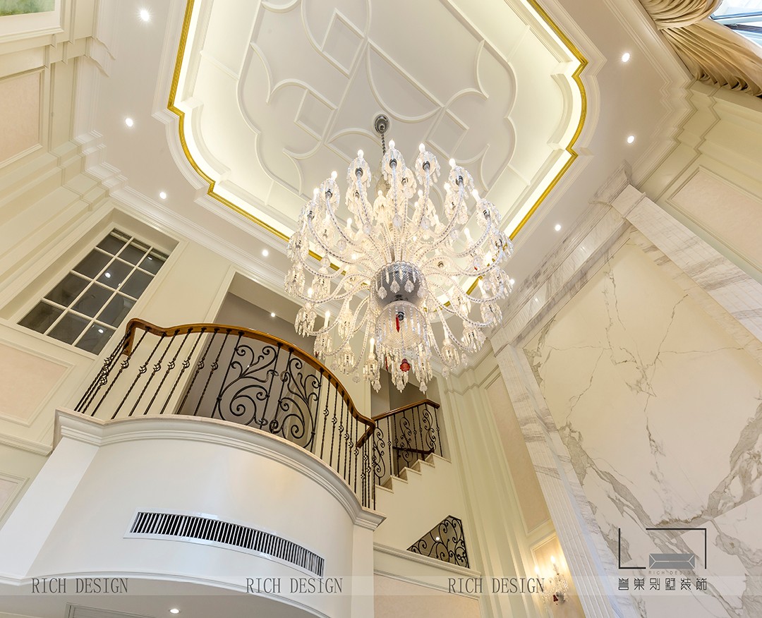 歐式九號公館別墅客廳角度四裝修實景圖 歐式九號公館別墅客廳角度四裝修實景圖