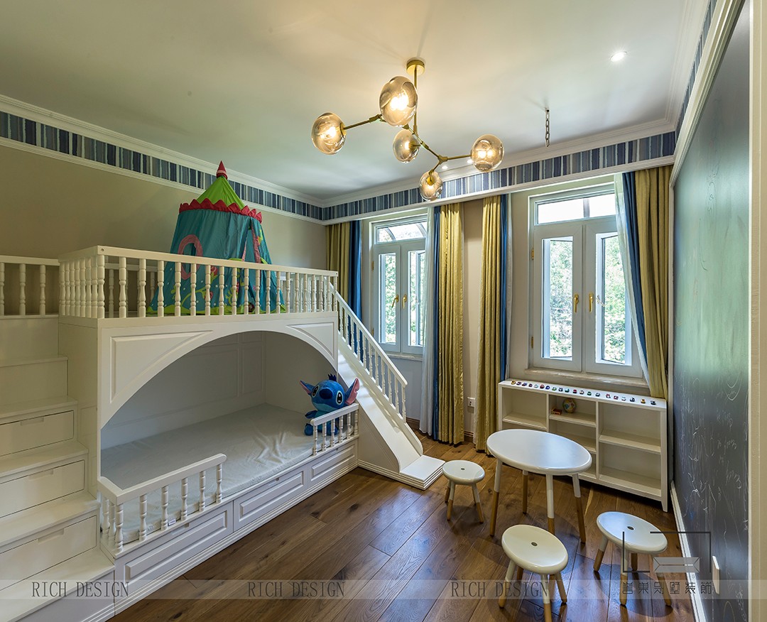 歐式九號公館別墅兒童房裝修實景圖 歐式九號公館別墅兒童房裝修實景圖