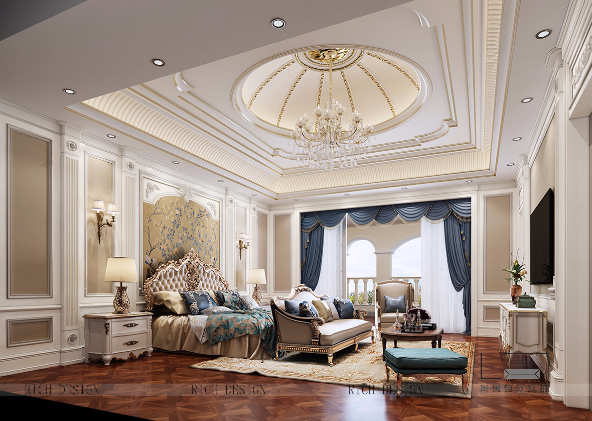 曦城別墅主臥裝修效果圖 曦城別墅主臥裝修效果圖