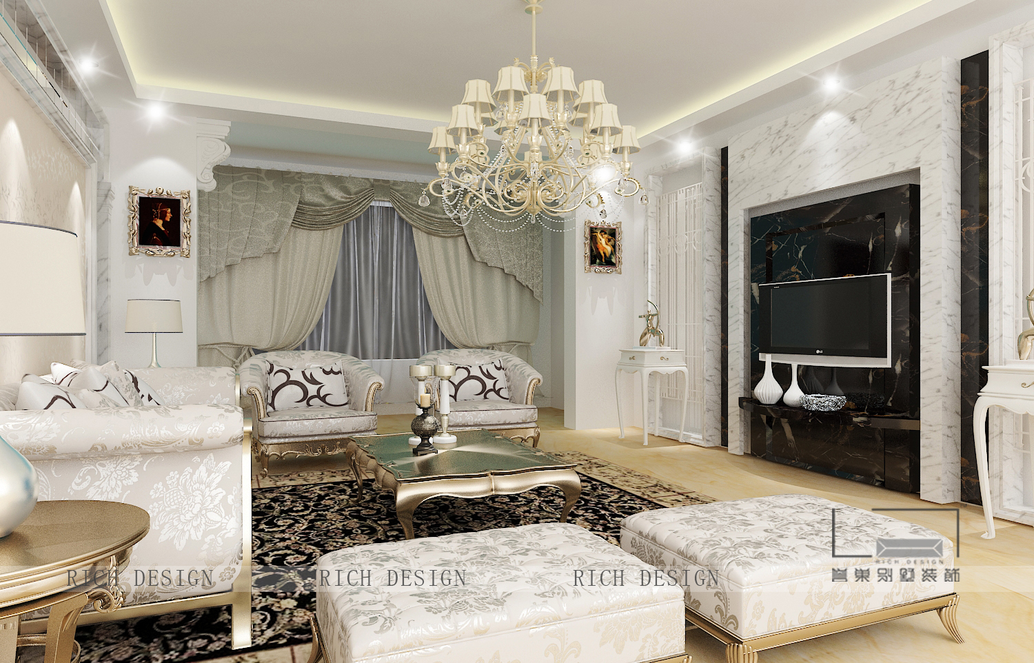 兩室兩廳裝飾效果圖 兩室兩廳裝飾效果圖