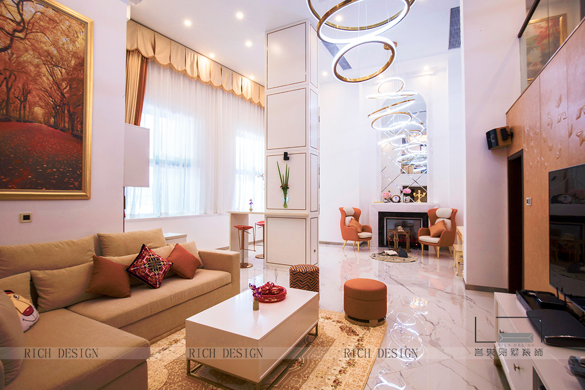 招商雙璽別墅客廳實景圖 招商雙璽別墅客廳實景圖