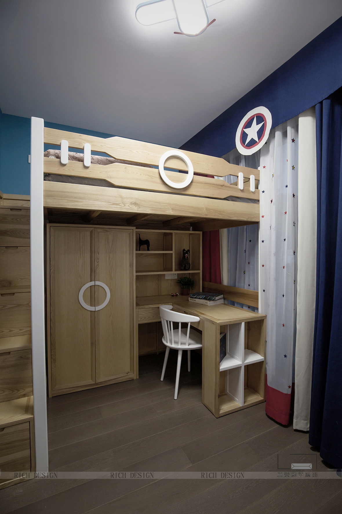 前海丹華現(xiàn)代兒童房修裝飾實(shí)景圖 前海丹華現(xiàn)代兒童房修裝飾實(shí)景圖