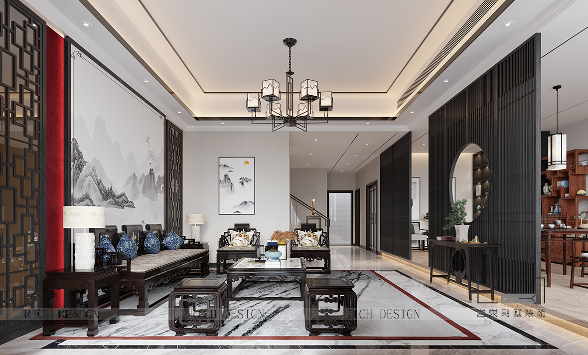 順德華僑城天鵝湖客廳效果圖 順德華僑城天鵝湖客廳效果圖